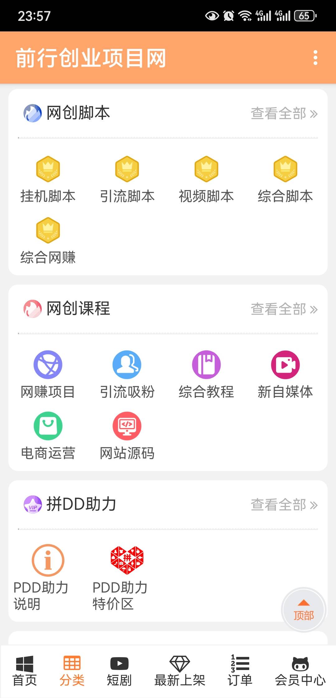 全网10000+网创项目商城，开通合伙人项目全部0元，人不懒都能赚