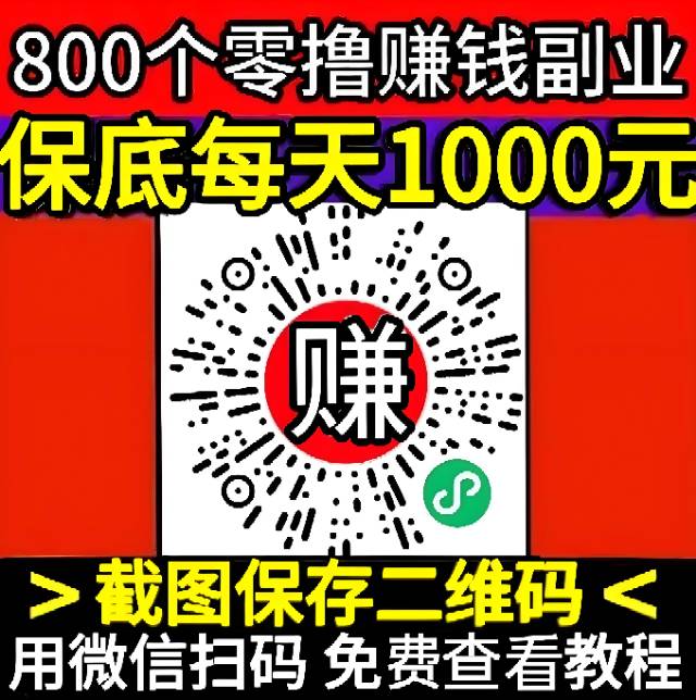 精选800个零橹賺钱项目,保低每天1000亓,免费